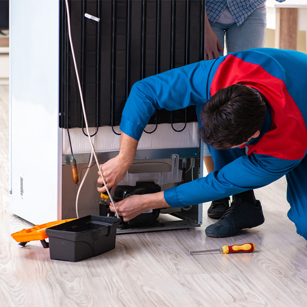 how much do you charge for refrigerator repair services in Stoney Point Oklahoma